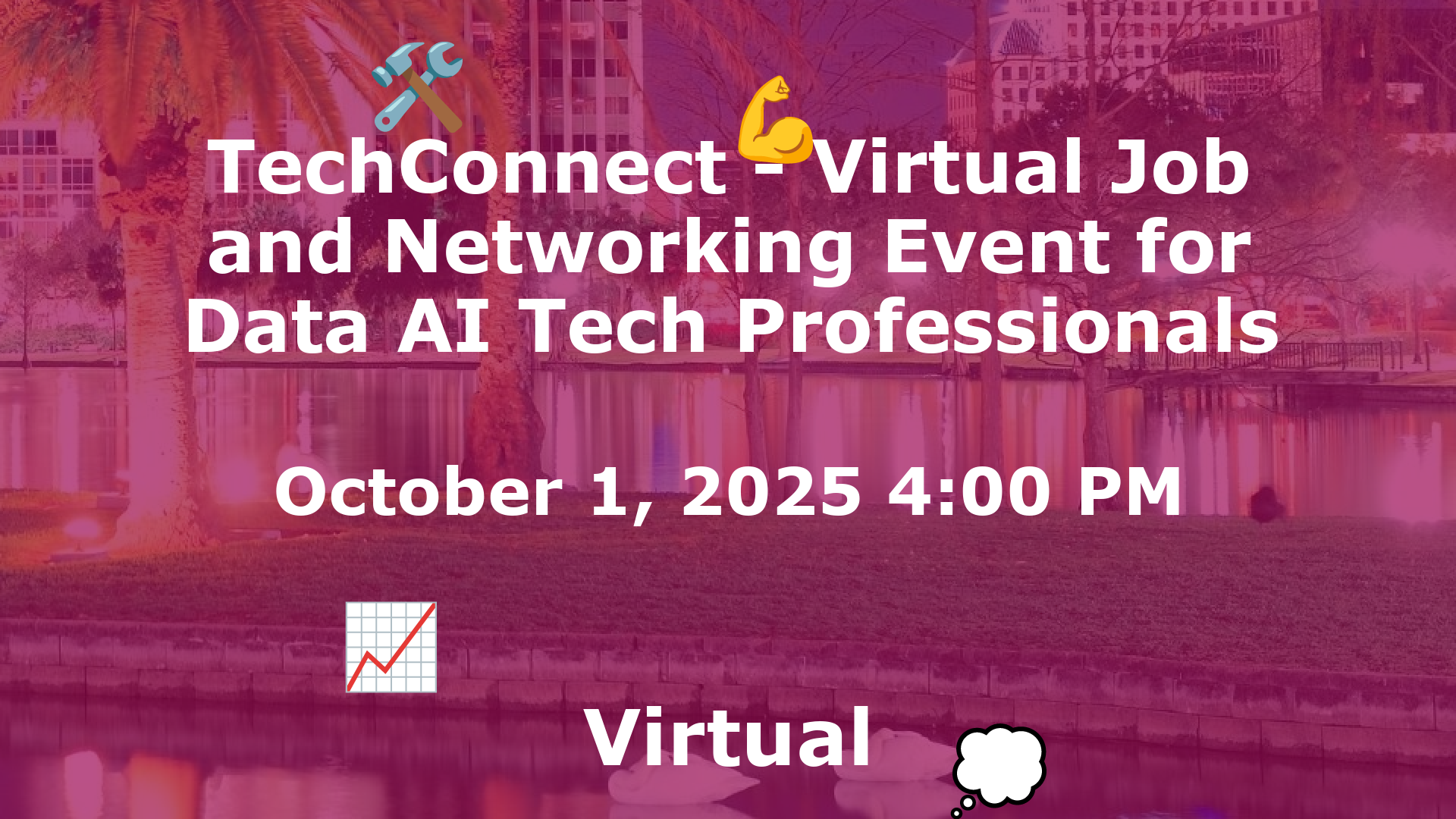 TechConnect - Virtual Job and Networking Event for Data AI Tech Professionals event image
